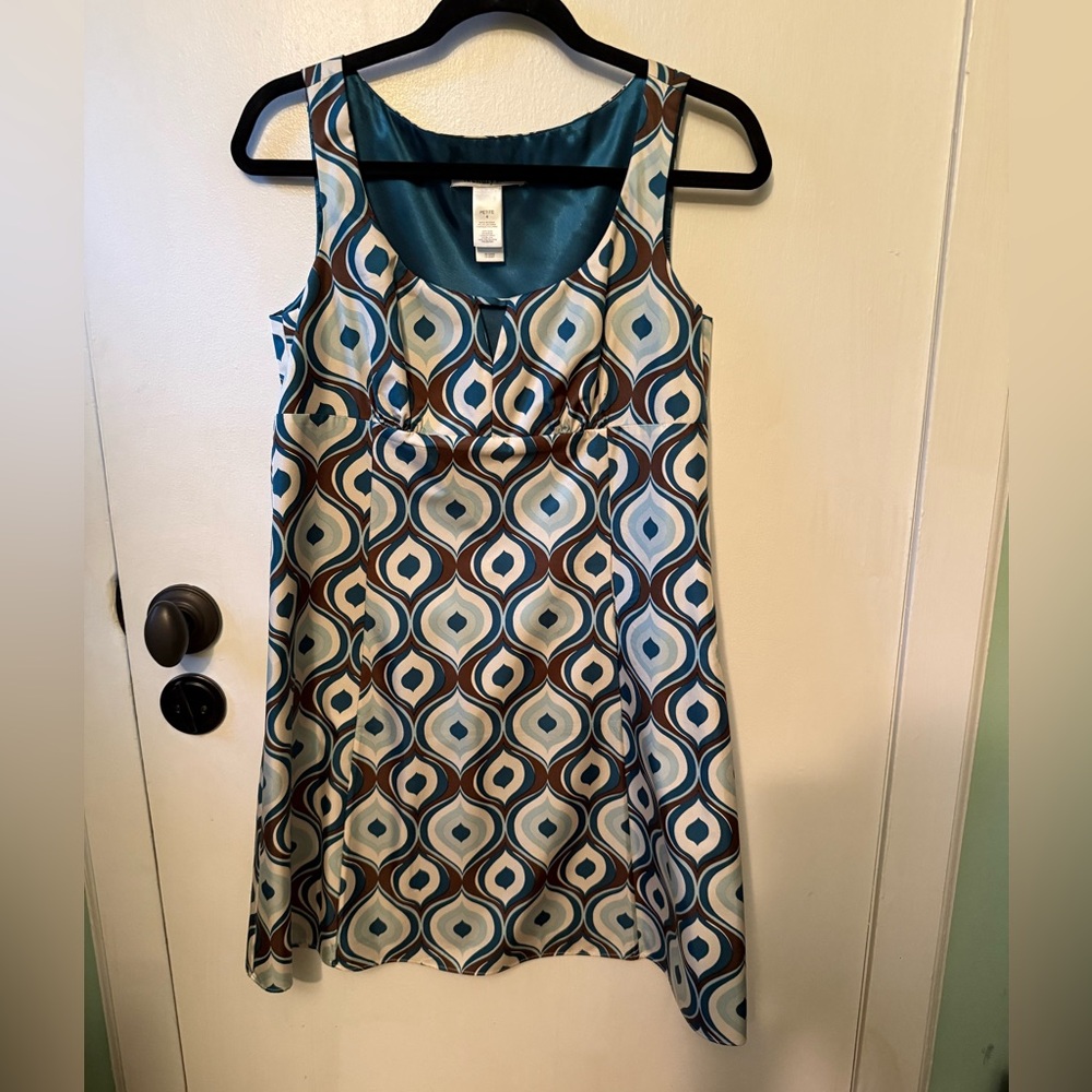 Laundry by Design Teal Silk Petite Dress with flaw!
